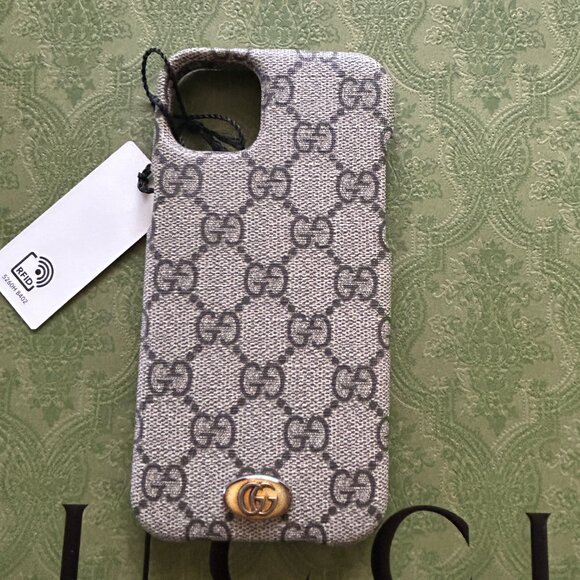 GUCCI iPhone 14 plus case 753612 - Picture 1 of 8